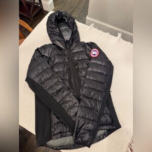 Canada Goose Men’s Hybrid Down Hooded Jacket Black Size Large
